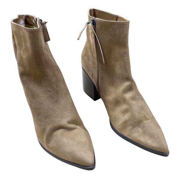 Linea Paolo Sadie Block Heel Bootie Light Tan Women's Size 13M New Without Box - Picture 2 of 8